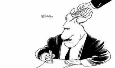 الفنان العالمي علي فرزات ينشر كاركتيراً جديداً بعنوان :الفلول