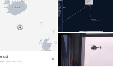 ‏الجيش الأمريكي يعلن السيطرة على ناقلة النفط الروسية Marinera والتي ترفع العلم الروسي.  ‏الجيش الروسي أرسل غواصة لحماية الناقلة لكن لم تصل بالوقت المناسب.