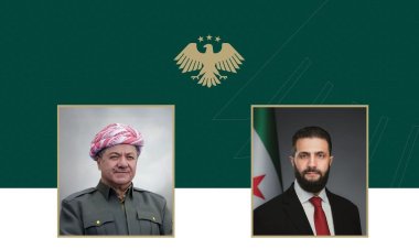 السيد الرئيس أحمد الشرع يبحث هاتفيًا مع السيد مسعود بارزاني مستجدات الأوضاع